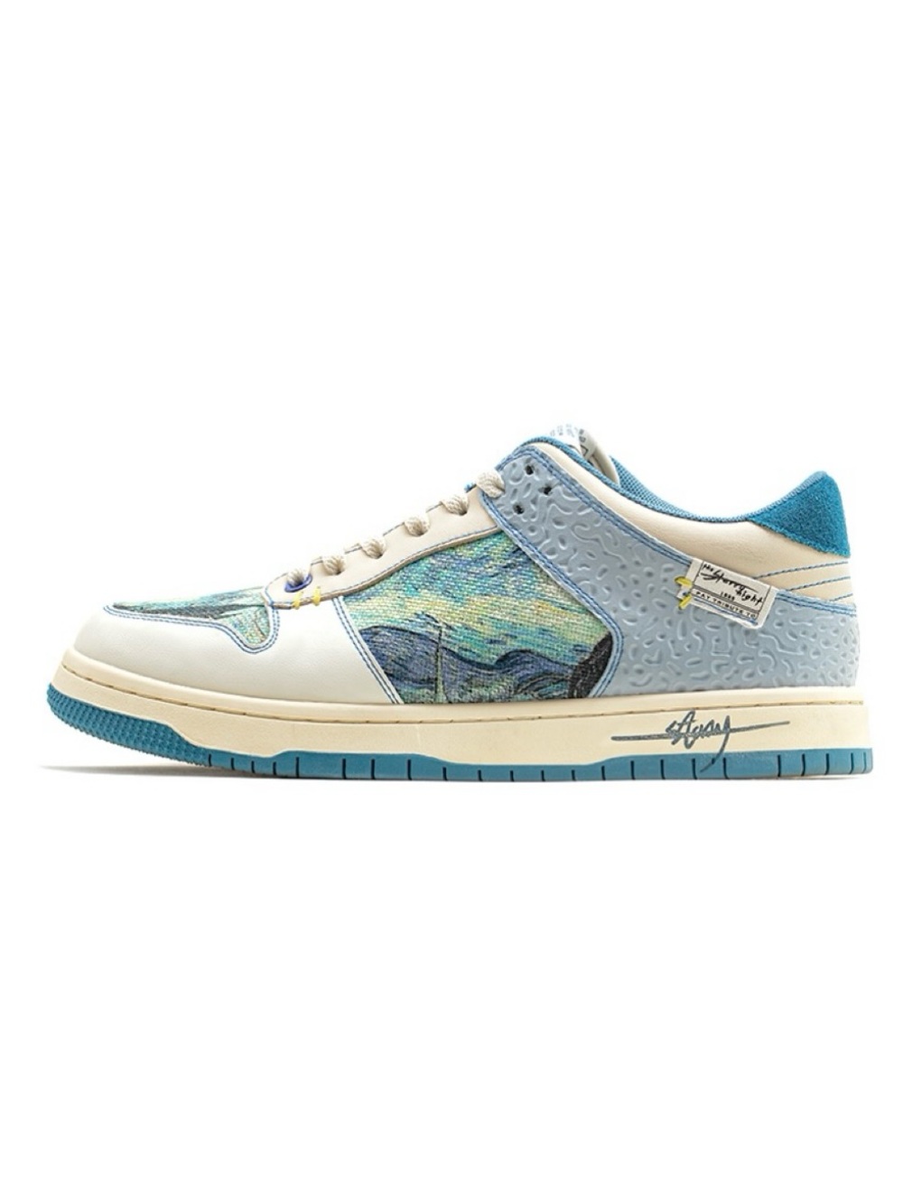 GalArtsy Van Gogh Starry Night Inspired Sneakers Size 42 Men’s 8.5-9 NEW